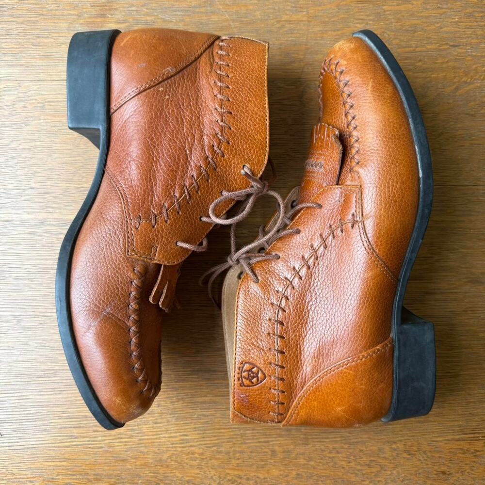Ariat Brown Leather Ankle Boots